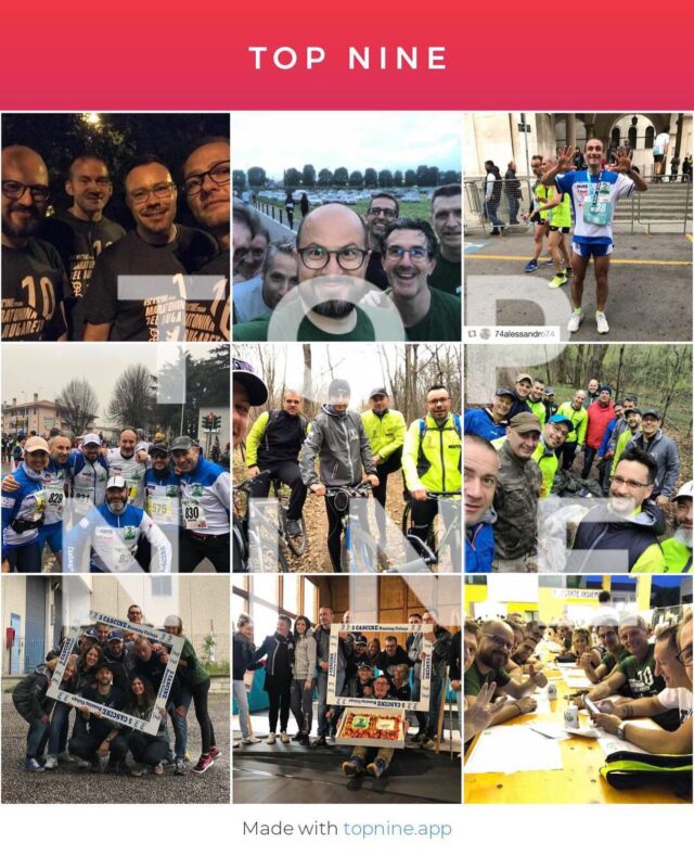 La nostra #topnine non poteva descrivere meglio questo #2019
- Rugareto di notte #rdn 🔝
- Stravilla 🤣 a #VillaCortese
- @74alessandro74 alla @Brescia artmarathon 💪
- Mezza del Castello a #Vittuone 🏃‍♂️
- Maratonina del Rugareto #mdr🔝
- #duduforyou #onlus 👏
- pulizia dei boschi 🧹
E ora da cosa si riparte? Da #Ibiza ovviamente 🤣
.
#5cascine #cislago